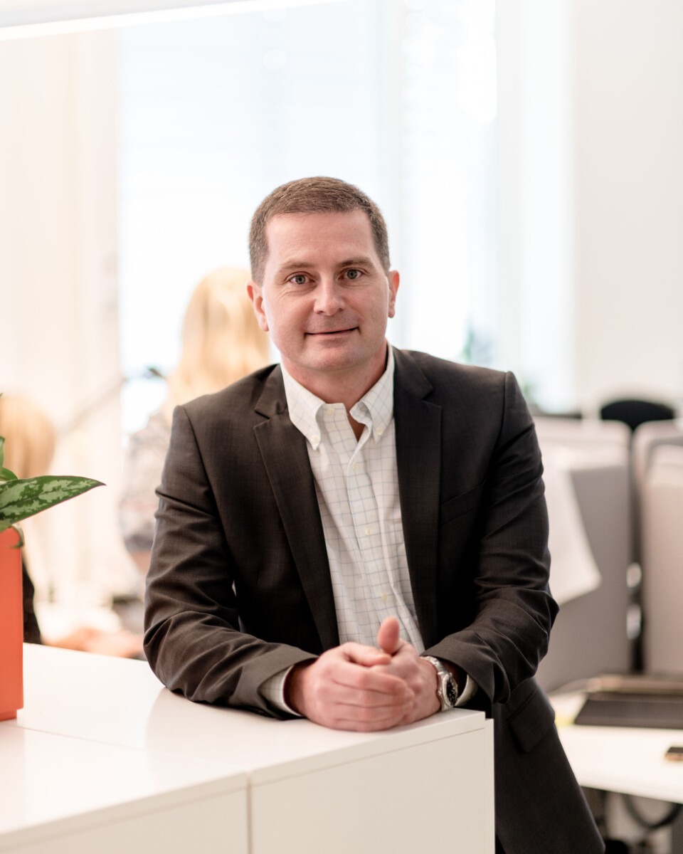 TIL BASEFARM: Petter M. Tømmeraas ny leder for forretningsområde datasenter i Basefarm. (Foto: Terje Borud) TIL BASEFARM: Petter M. Tømmeraas ny leder for forretningsområde datasenter i Basefarm. (Foto: Terje Borud)