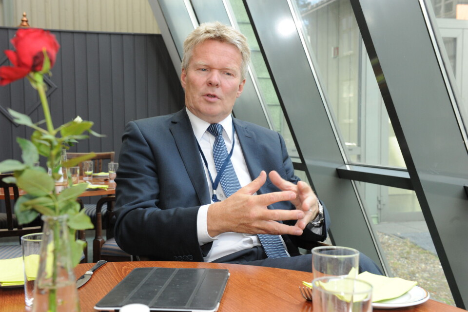 KJØPER SEG SKY OG SIKKERHET: Terje Mjøs i Telecomputing sommershopper Keystep. (Arkivfoto: Ahlert Hysing) KJØPER SEG SKY OG SIKKERHET: Terje Mjøs i Telecomputing sommershopper Keystep. (Arkivfoto: Ahlert Hysing)