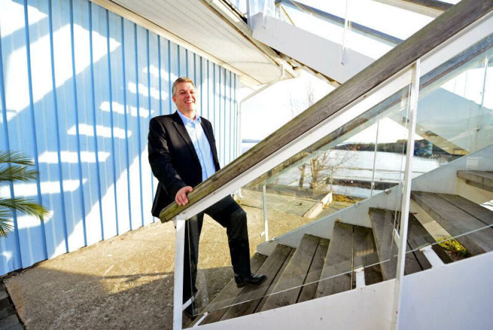 ET KRAFTIG STEG OPPOVER: Roger Ison-Haug i Pedab Norge bygger Nordens tyngste løsningsmiljø for Power og i-løsninger i samarbeid med IBM Norge. Arkivfoto: Dag-Rune Z. Vollen ET KRAFTIG STEG OPPOVER: Roger Ison-Haug i Pedab Norge bygger Nordens tyngste løsningsmiljø for Power og i-løsninger i samarbeid med IBM Norge. Arkivfoto: Dag-Rune Z. Vollen