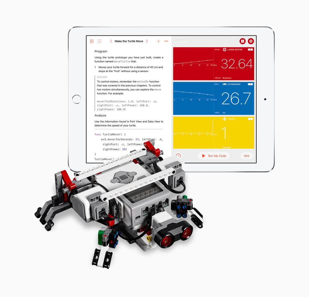 KIDS: More med Swift-programmering med touch-kontroll (Foto: Apple) KIDS: More med Swift-programmering med touch-kontroll (Foto: Apple)