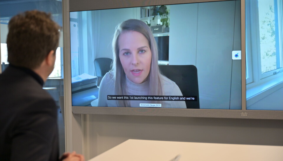 MODERNE MØTER: Videokonferanser har blitt et viktig og nyttig tilskudd i teknologiutviklingen. (Foto: Stig Øyvann)