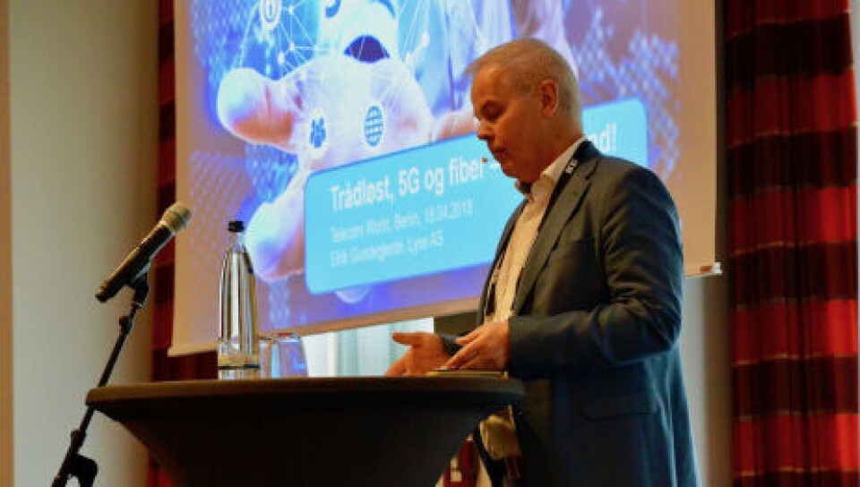 5G: Eirik Gundegjerde fra Lyse kunne bekrefte at Lyse vil være en av søkerne når 5G-lisensene skal fordeles. (Foto: Gisle Orlund) 5G: Eirik Gundegjerde fra Lyse kunne bekrefte at Lyse vil være en av søkerne når 5G-lisensene skal fordeles. (Foto: Gisle Orlund)