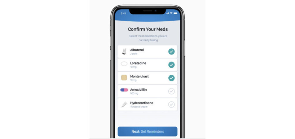 API: Målrettede helse-apper. (Foto: Apple)