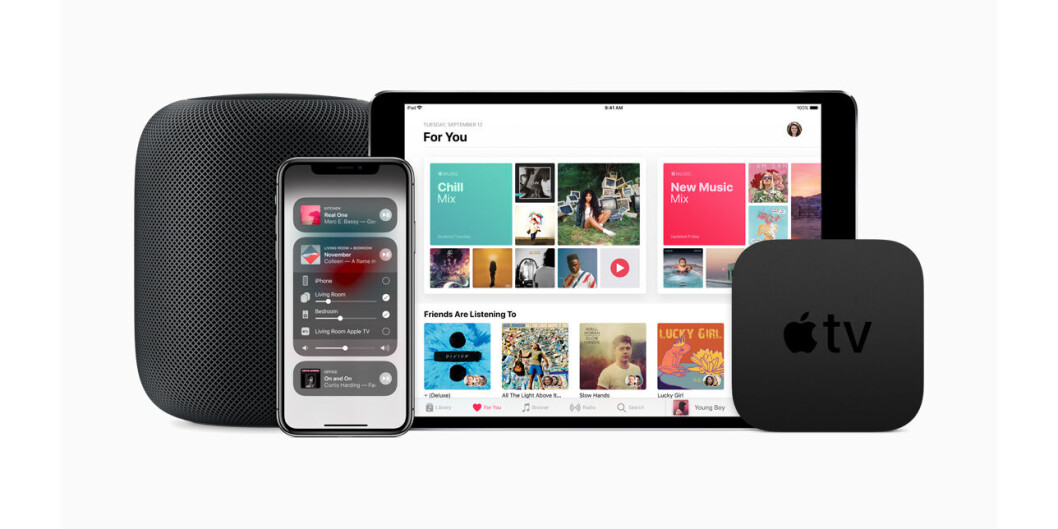 AP2: Samme lyd fra ulike trådløse høyttalere. (Foto: Apple) AP2: Samme lyd fra ulike trådløse høyttalere. (Foto: Apple)
