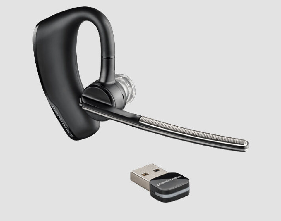 SKYPE FOR BUSINESS: Voyager Legend UC Mobile Bluetooth Headset er et av hodesettene fra Plantronics. (Foto: Plantronics) SKYPE FOR BUSINESS: Voyager Legend UC Mobile Bluetooth Headset er et av hodesettene fra Plantronics. (Foto: Plantronics)