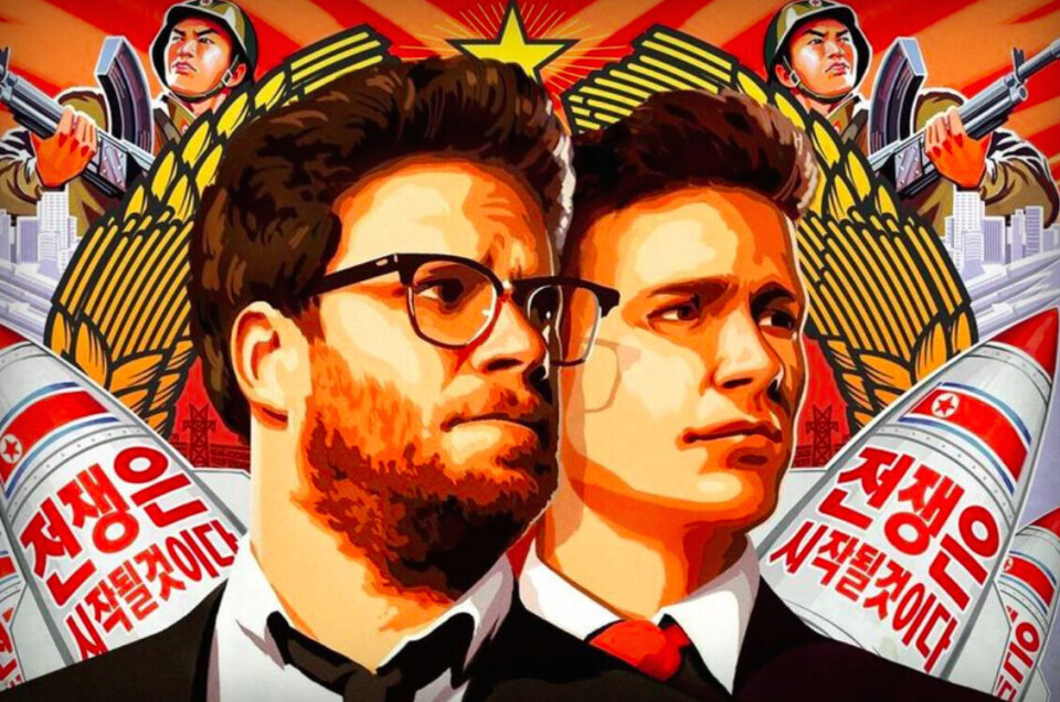 STOPPET: Premieren på filmen The Interview, som kostet om lag 300 millioner å produsere, blir nå utsatt på ubestemt tid. STOPPET: Premieren på filmen The Interview, som kostet om lag 300 millioner å produsere, blir nå utsatt på ubestemt tid.