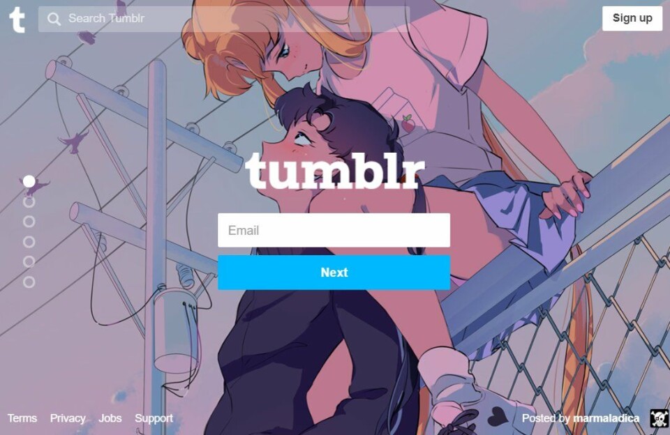 SOSIALT: Tumblr er et av mange sosiale medier som ikke er blitt den suksessen eierne håpet på. SOSIALT: Tumblr er et av mange sosiale medier som ikke er blitt den suksessen eierne håpet på.