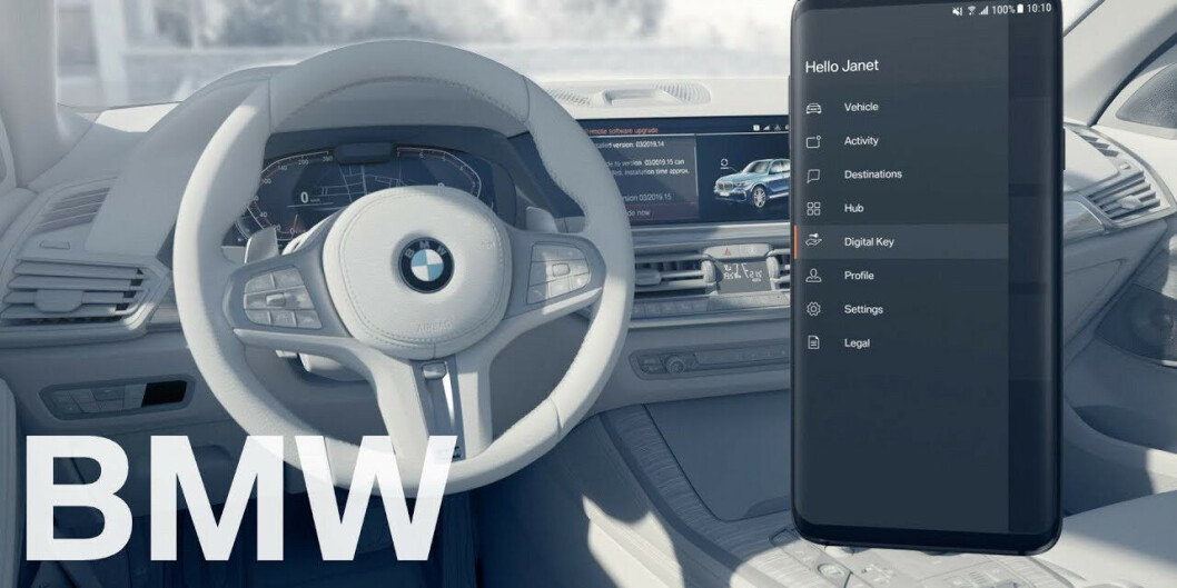 KEY: BMW DigitalKey vil også virke med et spesielt nøkkelkort i kredittkort-størrelse (Foto: BMW) KEY: BMW DigitalKey vil også virke med et spesielt nøkkelkort i kredittkort-størrelse (Foto: BMW)
