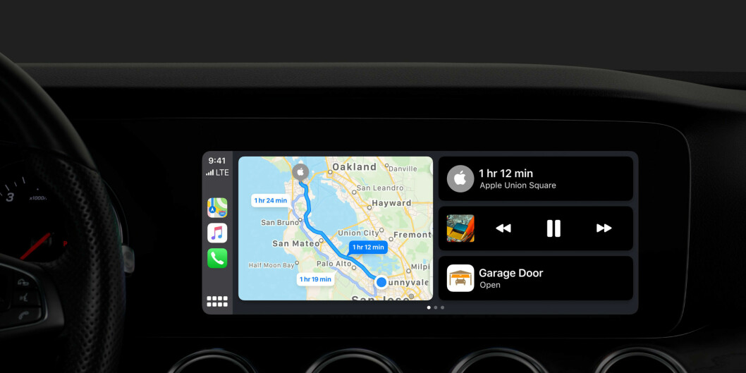CAR: Bedre oversikt og nye kart (Foto: Apple) Bla med pilene.