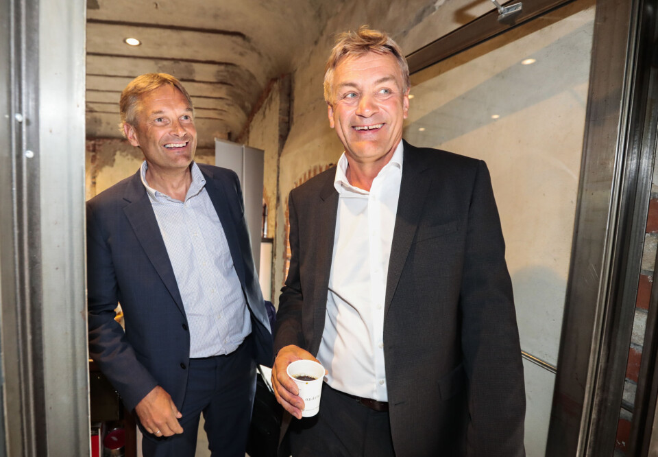 TRANGT OM PLASSEN: Neppe rom til begge - hvem vil lede Telia Norge: Gunnar Evensen (t.h.) eller Abraham Foss. (Foto: Lise Åserud / NTB scanpix) TRANGT OM PLASSEN: Neppe rom til begge - hvem vil lede Telia Norge: Gunnar Evensen (t.h.) eller Abraham Foss. (Foto: Lise Åserud / NTB scanpix)