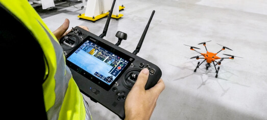 Bruker droner til fabrikkvedlikehold