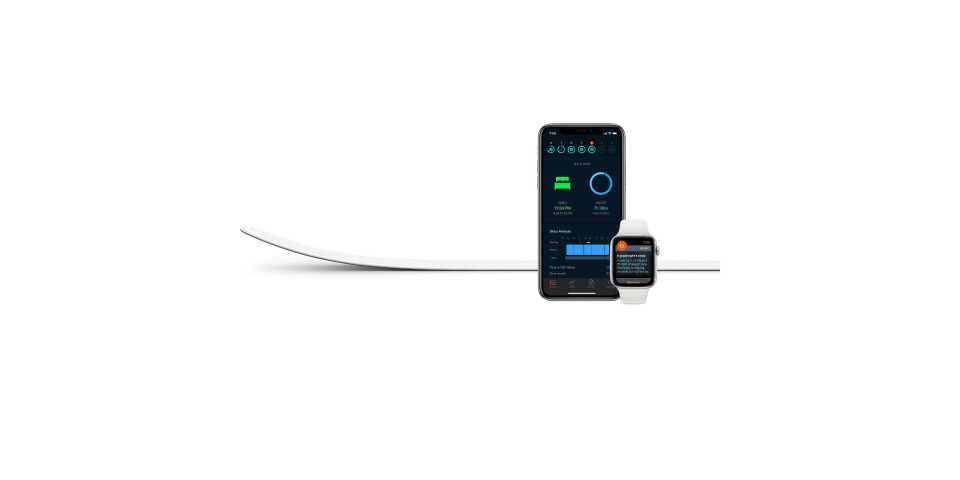 ZZZ: Kun 2 millimeter under madrassen (Foto: Apple) ZZZ: Kun 2 millimeter under madrassen (Foto: Apple)