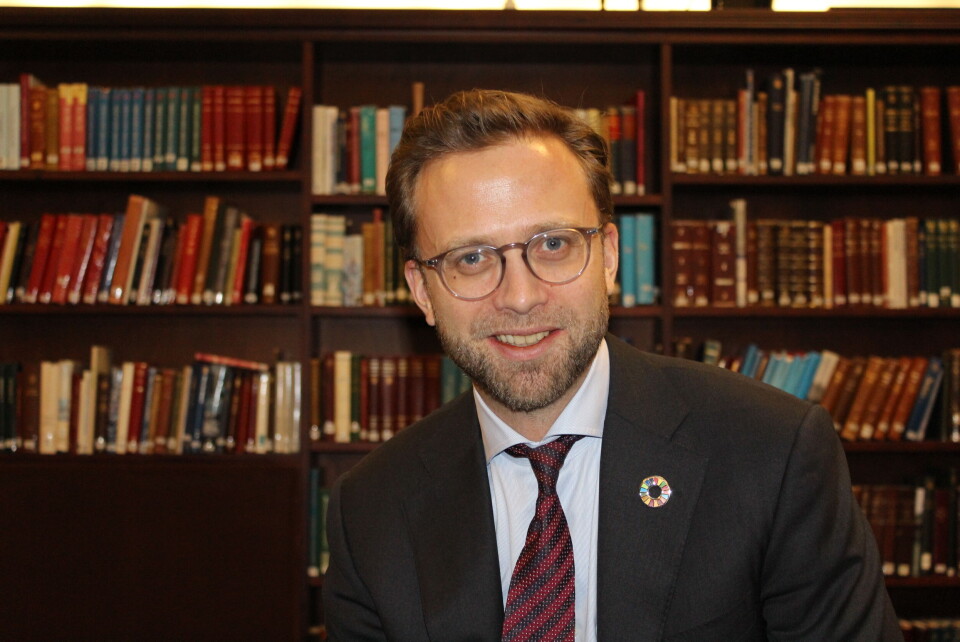 EKOM: Digitaliseringsminister Nikolai Astrup starter arbeidet med en stortingsmelding om markedet for elektronisk kommunikasjon (ekom). (Foto: Stine Marie Hagen) EKOM: Digitaliseringsminister Nikolai Astrup starter arbeidet med en stortingsmelding om markedet for elektronisk kommunikasjon (ekom). (Foto: Stine Marie Hagen)