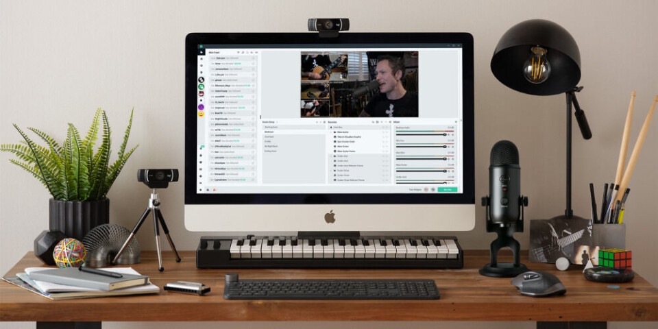 VID: Live-studio, helt enkelt. (Foto: Logitech) VID: Live-studio, helt enkelt. (Foto: Logitech)