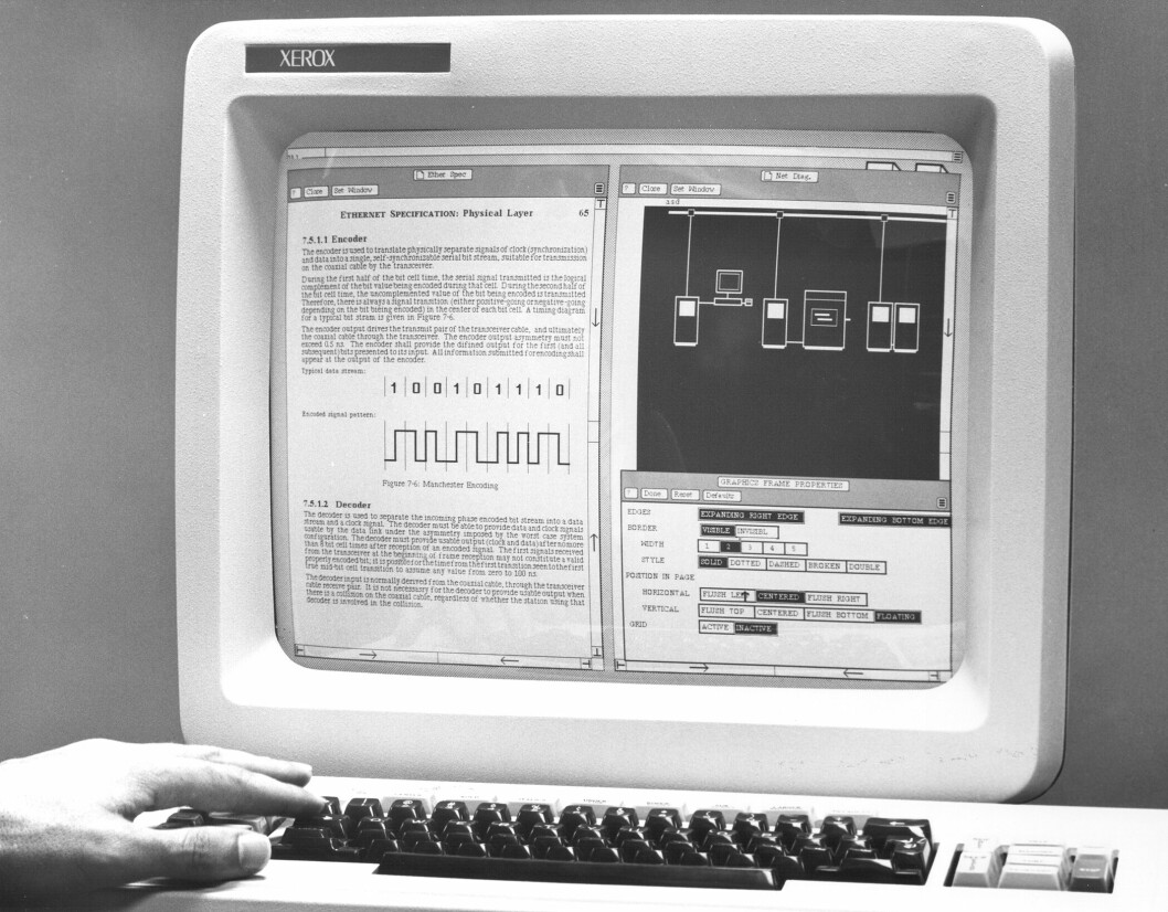 DATAMASKIN: Xerox har vært i pc-bransjen før. I 1981 lanserte de sin første arbeidsstasjon, Xerox 8010 Star Information System.