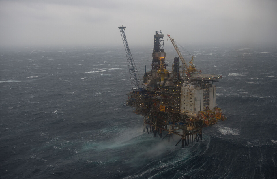 MOBILDATA IOT: Brage-plattformen i Nordsjøen blir verdens første med IoT-kommunikasjon over mobildata. (Foto: Wintershall Norge) MOBILDATA IOT: Brage-plattformen i Nordsjøen blir verdens første med IoT-kommunikasjon over mobildata. (Foto: Wintershall Norge)