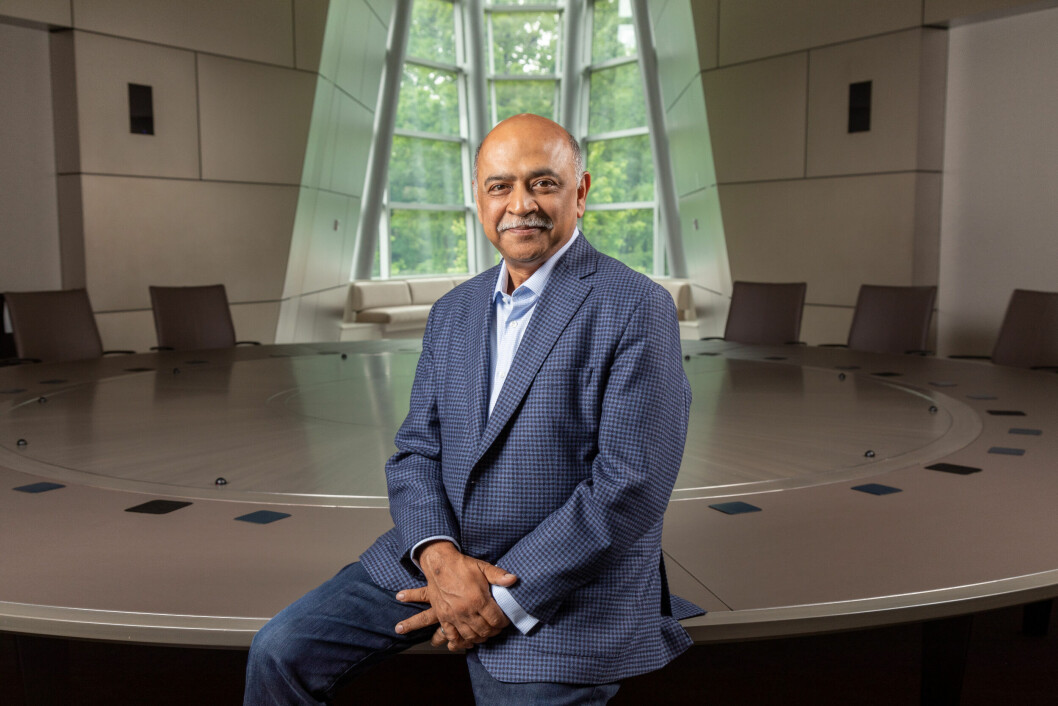 NY SJEF: I april overtar Arvind Krishna som toppsjef i IBM.
(Foto: IBM)