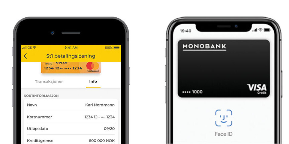 PAY: To nye betalingskort for Apple Pay i Norge. (Foto: Monobank / ST1 / macworld.no) PAY: To nye betalingskort for Apple Pay i Norge. (Foto: Monobank / ST1 / macworld.no)