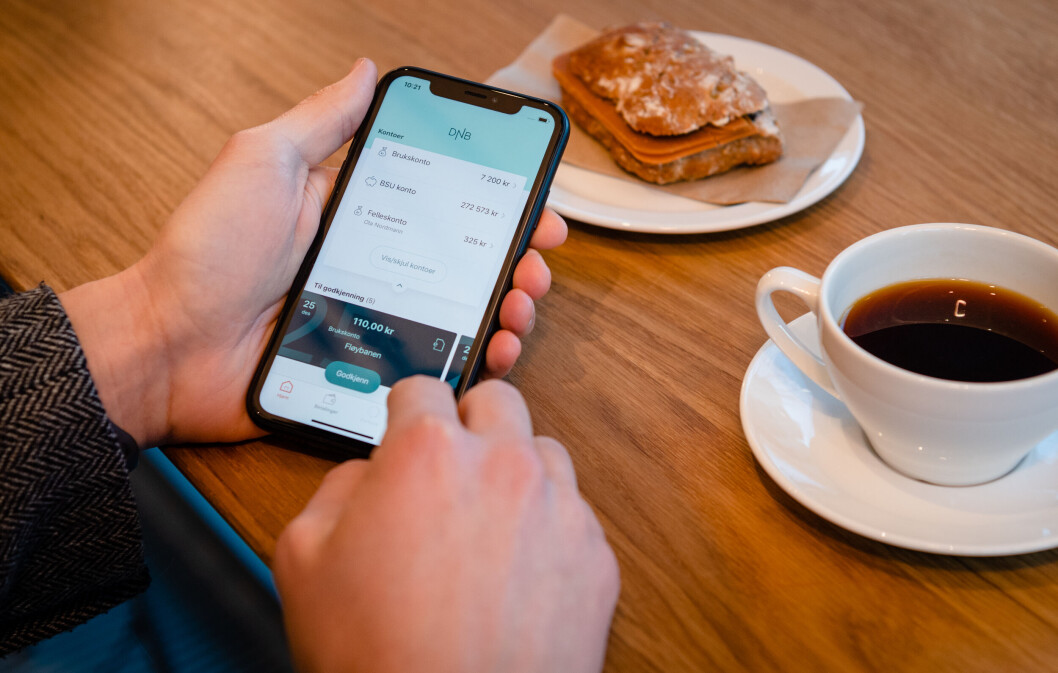 DNB: Nytt utseende for mobilbanken til DNB (Foto: DNB). DNB: Nytt utseende for mobilbanken til DNB (Foto: DNB).