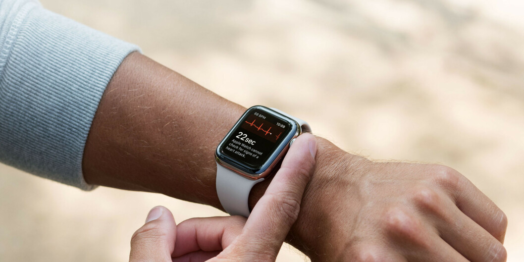 EKG: Egen app inkludert i watchOS for EKG (Foto: Apple) EKG: Egen app inkludert i watchOS for EKG (Foto: Apple)