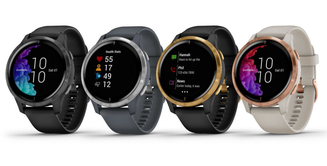 LED: Lyssterk AMOLED-skjerm i nye Garmin Venu (Foto: Garmin) LED: Lyssterk AMOLED-skjerm i nye Garmin Venu (Foto: Garmin)