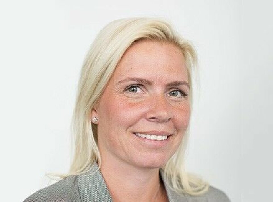 FORNØYD: Marte Hammer-Røijen, sektordirektør for bank og forsikring i Sopra Steria sier at selskapet er svært glade over avtalen med Norges Bank. (Foto: Sopra Steria)