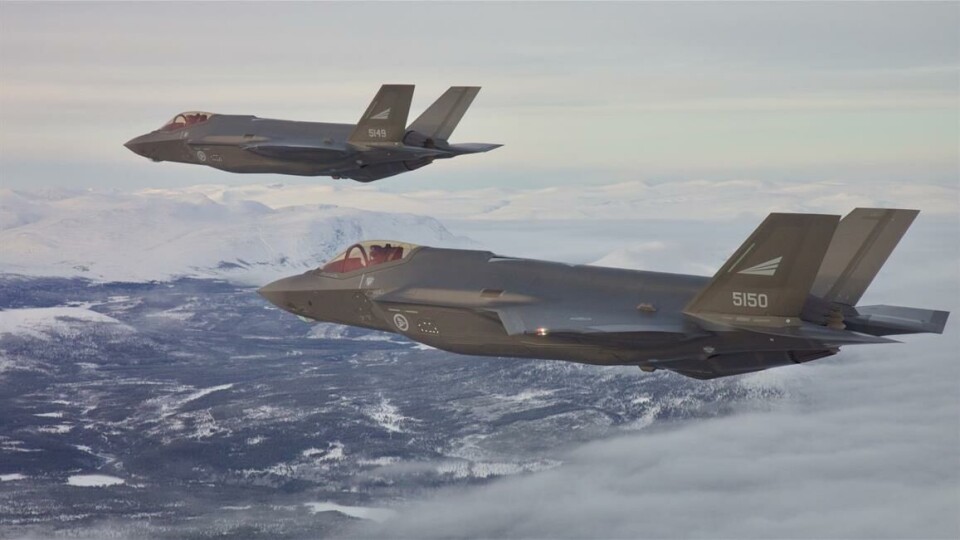 F-35: Kitron leverer elektronikk til jagerflyet F-35, som her er i norsk drakt.
Foto: Forsvaret.