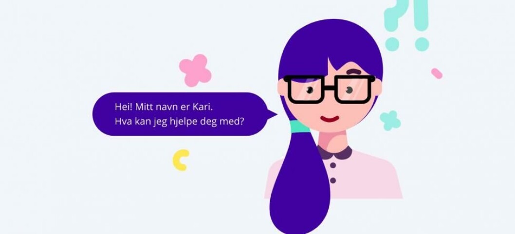 ALLTID PÅ: Chatbottene Kommune-Kari og Tore på kontoret har gitt innbyggerne konkrete råd og relevant, lokal informasjon. De er alltid på jobb - døgnet rundt. (Skjermdump) ALLTID PÅ: Chatbottene Kommune-Kari og Tore på kontoret har gitt innbyggerne konkrete råd og relevant, lokal informasjon. De er alltid på jobb - døgnet rundt. (Skjermdump)