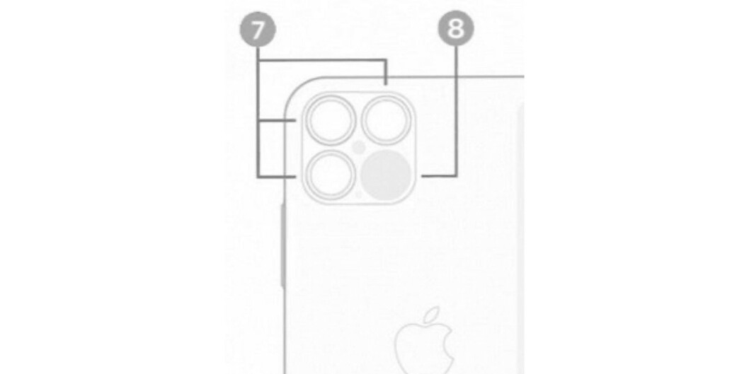 PRO: Laserlys-sensor i kamerapakken på baksiden (Foto: Apple/@conceptsiphone) PRO: Laserlys-sensor i kamerapakken på baksiden (Foto: Apple/@conceptsiphone)