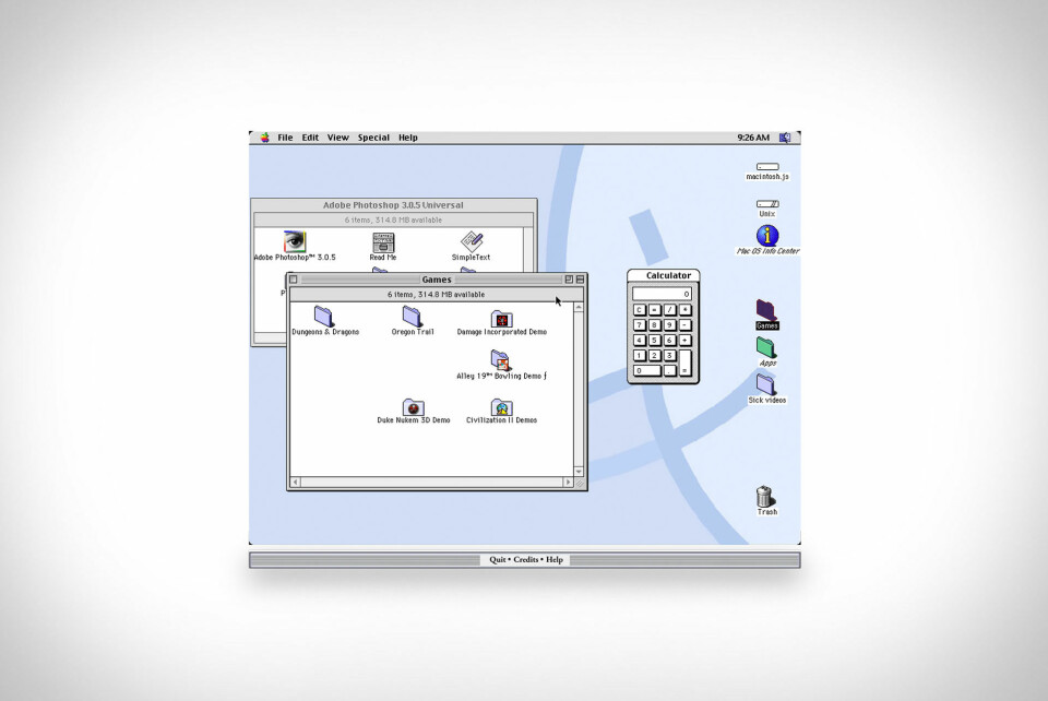 JS: En hel Mac som en app for Windows, Linux og macOS (Foto: Felix Rieseberg / Uncrate) JS: En hel Mac som en app for Windows, Linux og macOS (Foto: Felix Rieseberg / Uncrate)