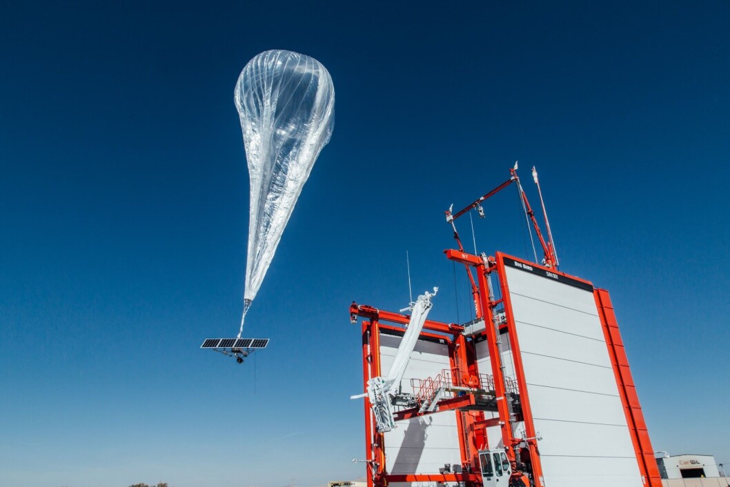 LEGGES NED: Googles «Project Loon». (Foto: Alphabet) LEGGES NED: Googles «Project Loon». (Foto: Alphabet)