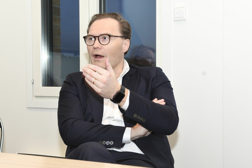 FORNØYD: Jens Middborg, administrerende direktør i Capgemini Norge, er glad for fortsatt tillit i Norges største selskap, Equinor. (Foto: Ahlert Hysing)