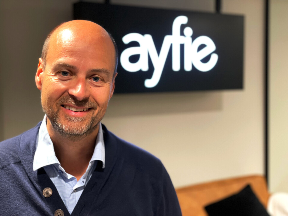 FORNØYD: MArkedsdirektør Lasse Ruud i Ayfie. (Foto: Ayfie)
