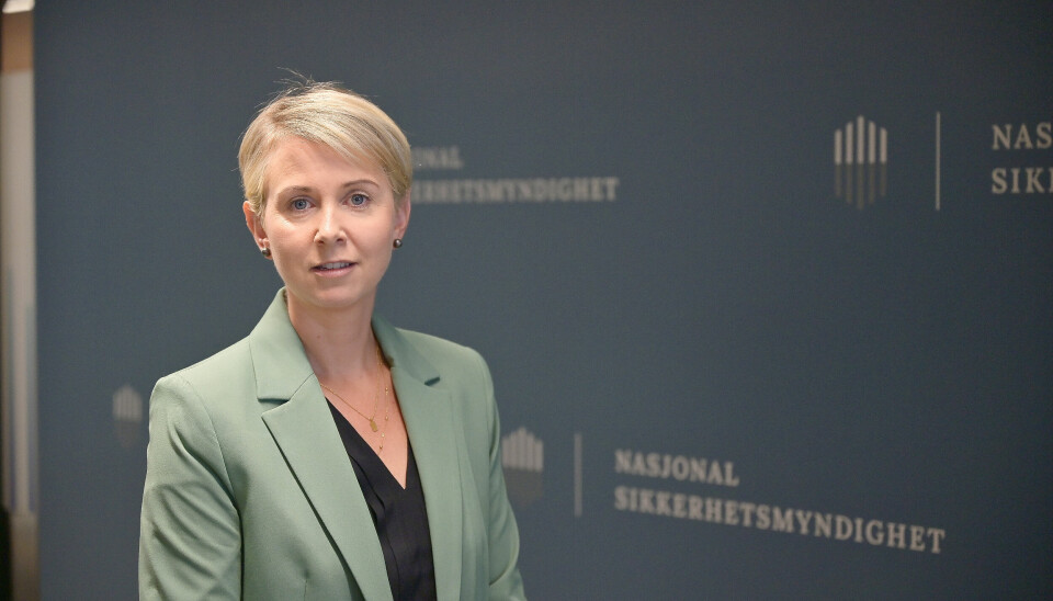 VARSLER: Sofie Nystrøm hos NSM sier uønskede hendelser kan inntreffe hos alle, og virksomheter som varsler, viser at de hadde systemer på plass for å oppdage og varsle om hendelsen. (Foto: Stig Øyvann)