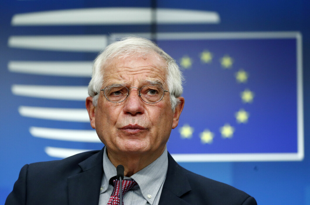 TRUSSEL: EUs utenrikssjef Josep Borrell mener hackerangrepene mot EU utgjør en alvorlig sikkerhetstrussel. (Foto: François Lenoir / Pool Photo via AP / NTB scanpix)