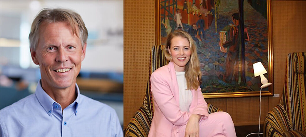 EN NY NORMAL: Eystein Vigerust og Ane Marte Hoel i Gjensidige skriver om deres nye arbeidshverdag. (Foto: Gjensidige) EN NY NORMAL: Eystein Vigerust og Ane Marte Hoel i Gjensidige skriver om deres nye arbeidshverdag. (Foto: Gjensidige)