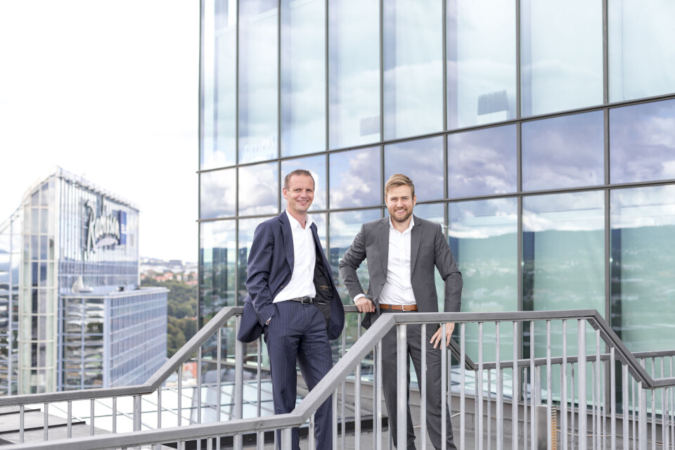 INTEGRATORER: Mads Myrvoll og Erik Kyllingstad i Sopra Steria står bak den nylanserte norske appen «Signicat Sign for ServiceNow», som integrerer Signicat signering inn i Servicenow. (Foto: Sopra Steria/Kristin Jacobsen) INTEGRATORER: Mads Myrvoll og Erik Kyllingstad i Sopra Steria står bak den nylanserte norske appen «Signicat Sign for ServiceNow», som integrerer Signicat signering inn i Servicenow. (Foto: Sopra Steria/Kristin Jacobsen)