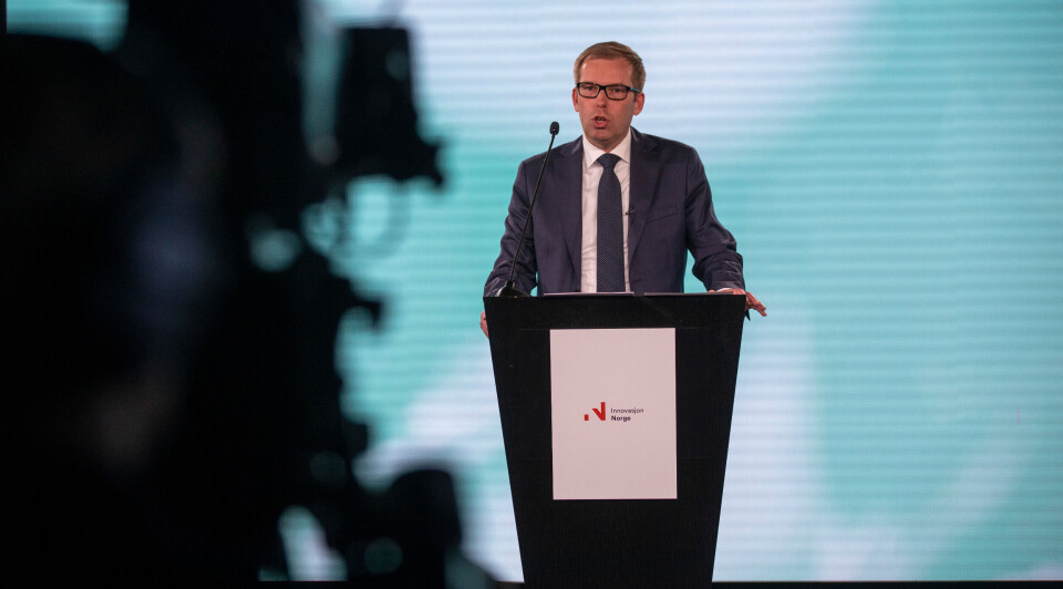 BØTELAGT: Innovasjon Norge, her representert med administrerende direktør Håkon Haugli, har ikke klart å begrunne urettmessige kredittsjekker. Det har de nå fått bot for. (Foto: Innovasjon Norge/Tom Hansen) BØTELAGT: Innovasjon Norge, her representert med administrerende direktør Håkon Haugli, har ikke klart å begrunne urettmessige kredittsjekker. Det har de nå fått bot for. (Foto: Innovasjon Norge/Tom Hansen)