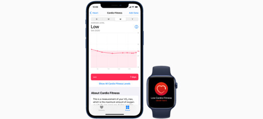 Apple Watch kan nå monitorere kardio-nivået