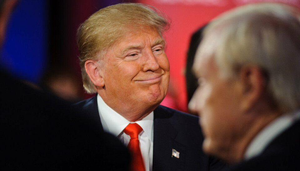 TRUSSELSJEFEN: USAs president Donald Trump sprer frykt for resesjon, og alle som skal bruke penger blir rett og slett usikre på hvor mye de kan bruke med så stor usikkerhet i verden. (Foto: Tim Hiatt/MSNBC)