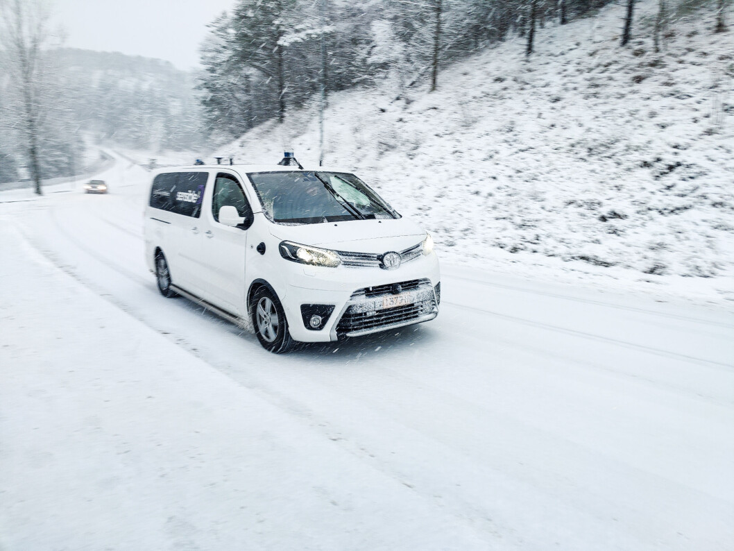 SELVKJØRENDE: Toyotas biler med programvare fra finske Sensible 4 får kjørt seg i Gjesdal for tiden. Foto: Sensible 4. SELVKJØRENDE: Toyotas biler med programvare fra finske Sensible 4 får kjørt seg i Gjesdal for tiden. Foto: Sensible 4.