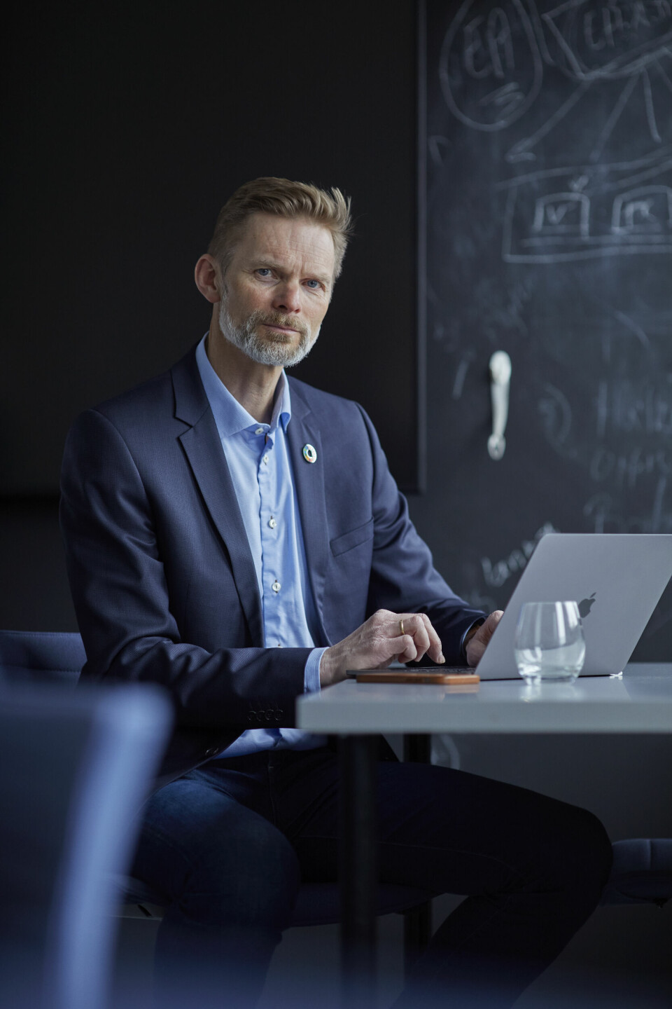 SAMARBEID: – Ingen kan møte utfordringene i det digitale rom alene, mener administrerende direktør Øyvind Husby i IKT-Norge. (Foto: Veslemøy Vråskar)
