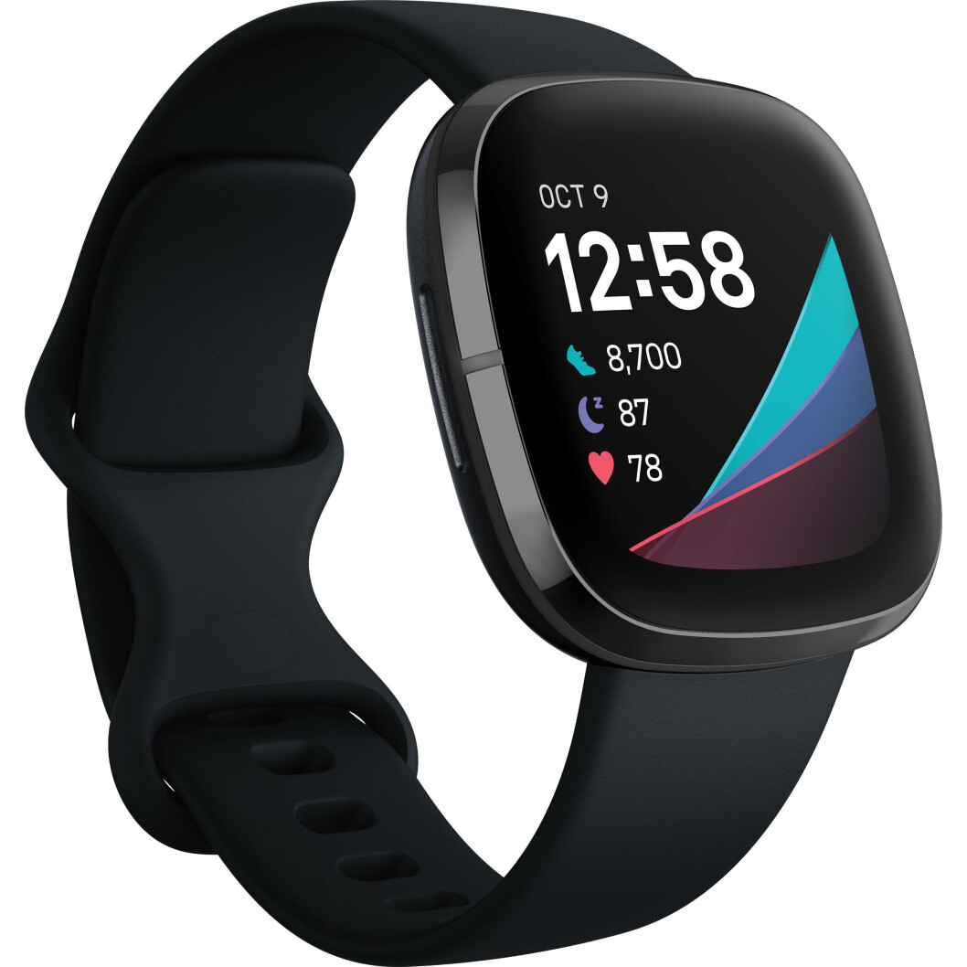 FOR HELSENS SKYLD: Fitbit Sense er en avansert helseklokke, og grei treningskamerat. (Foto: Fitbit) FOR HELSENS SKYLD: Fitbit Sense er en avansert helseklokke, og grei treningskamerat. (Foto: Fitbit)