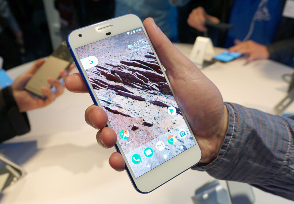 SIKTER HØYT: Google Pixel varsler storsatsing fra giganten til å ta markedsandeler i mobilmarkedet. Foto: Jason Cross, PC World. SIKTER HØYT: Google Pixel varsler storsatsing fra giganten til å ta markedsandeler i mobilmarkedet. Foto: Jason Cross, PC World.