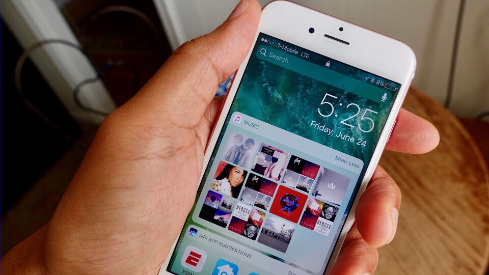 IOS10: Mye kjærlighet til den nye lås-skjermen i iOS 10. (Foto: 9to5Mac)