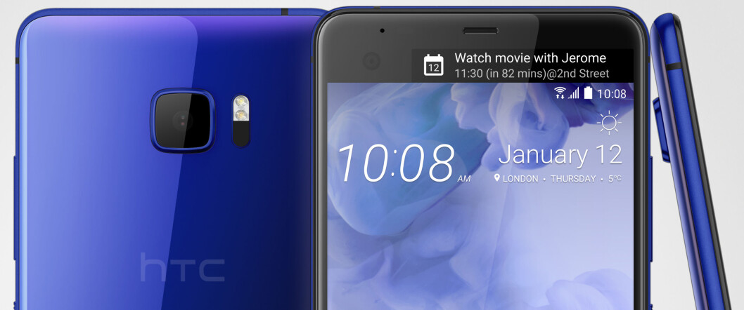 ULTRA: HTC har lansert en ny flaggskipsmodell, HTC U Ultra. (Foto: HTC) ULTRA: HTC har lansert en ny flaggskipsmodell, HTC U Ultra. (Foto: HTC)