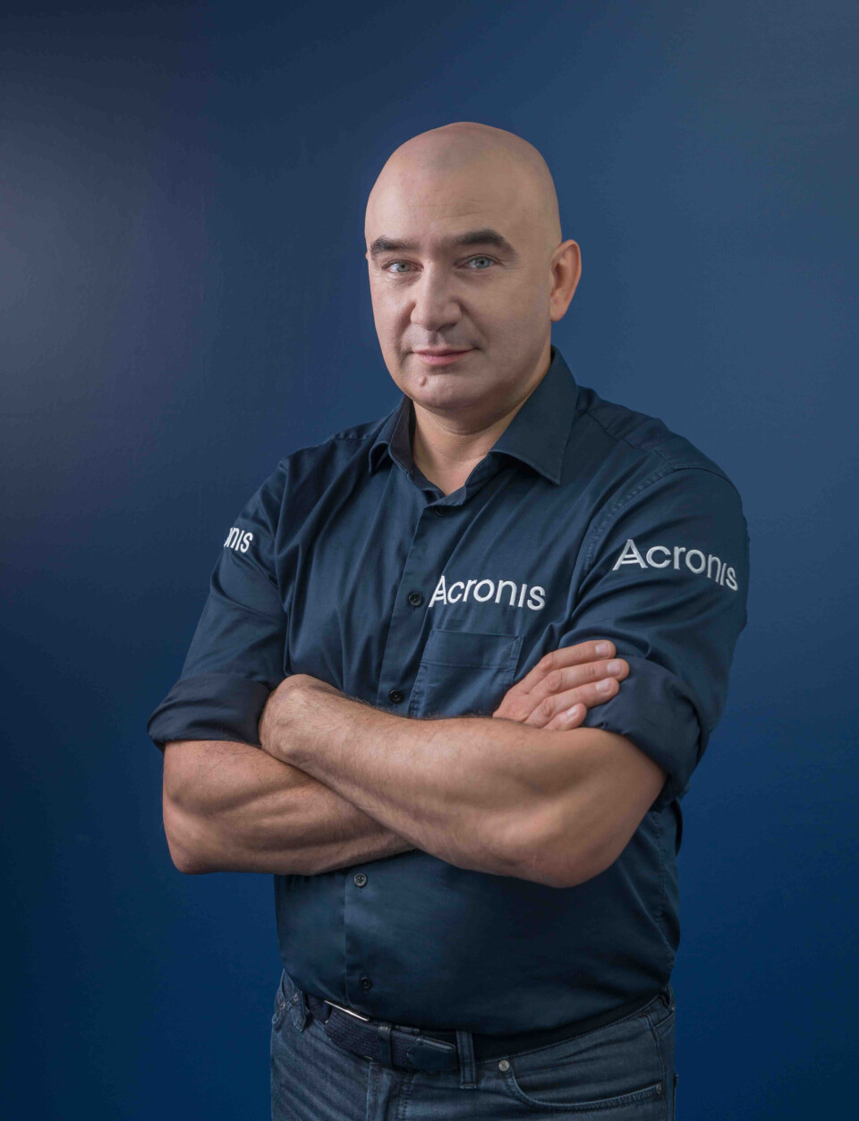 SIKKER: Acronis-sjefen Serguei Beloussov sier det er nye trusler som fører til endringer i sikkerheten. Foto: Acronis
