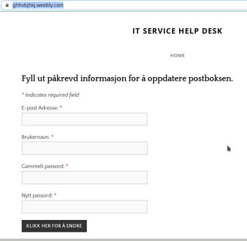 VERKEN JOBB ELLER OFFICE: Landingssiden som e-postmottakeren ledes til ligner verken på Microsofts eller egen virksomhets nettsider. Det er et hint om at noe ikke stemmer. (Ill: Norsis) VERKEN JOBB ELLER OFFICE: Landingssiden som e-postmottakeren ledes til ligner verken på Microsofts eller egen virksomhets nettsider. Det er et hint om at noe ikke stemmer. (Ill: Norsis)
