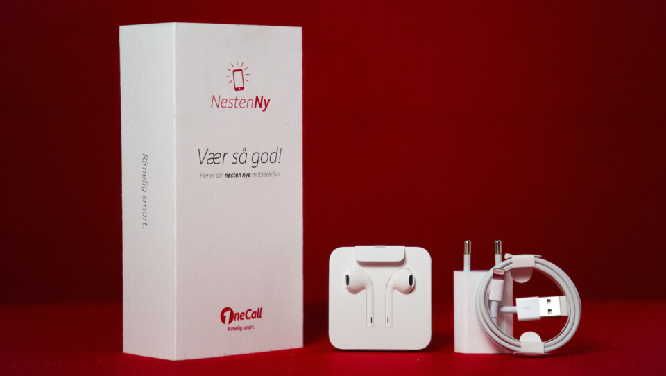 NESTENNY: Onecall skal selge deg pent brukte smarttelefoner. (Foto: Onecall)