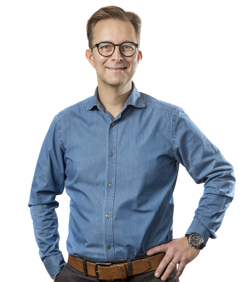 ETT KLIKK: Konftel er nå klar med One Touch Conferencing, sier Stefan Eriksson hos svenske Konftel. (Foto: Konftel/Johan Gunseus) ETT KLIKK: Konftel er nå klar med One Touch Conferencing, sier Stefan Eriksson hos svenske Konftel. (Foto: Konftel/Johan Gunseus)
